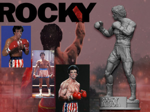 Rocky Modelo de Impressão 3D