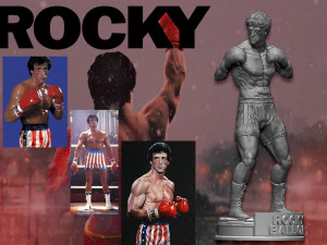 Rocky 3D Print Model