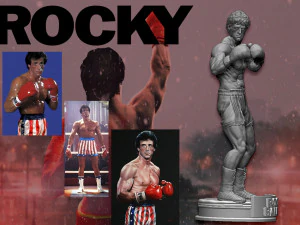 Rocky 3D Print Model