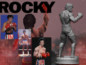 Rocky Modelo de Impressão 3D