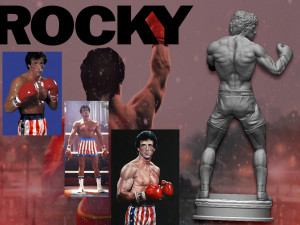 Rocky Modelo de Impressão 3D