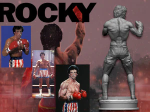 Rocky 3D Print Model