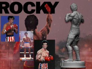 Rocky Modelo de Impressão 3D