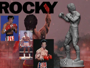 Rocky 3D Print Model