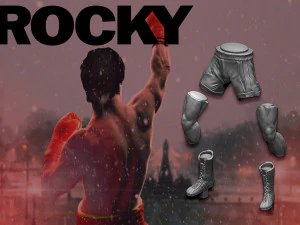 Rocky 3D Print Model