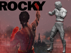 Rocky Modelo de Impressão 3D