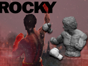 Rocky Modelo de Impressão 3D