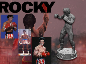 Rocky Modelo de Impressão 3D