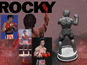 Rocky 3D Print Model