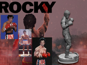 Rocky Modelo de Impressão 3D