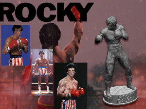 Rocky 3D Print Model