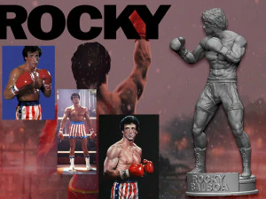 Rocky 3D Print Model