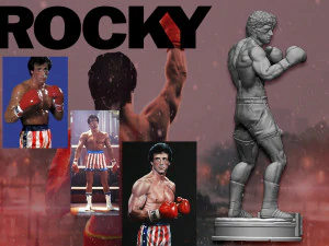 Rocky 3D Print Model