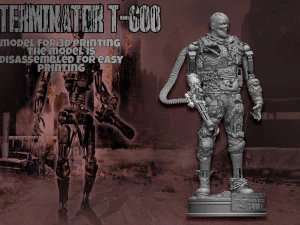 Terminator T-600 Replica V2 3D Print Model
