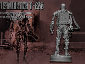 Terminator T-600 Replica V2 3D Принт Модель