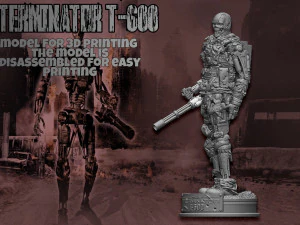 Terminator T-600 Replica V2 3D Print Model