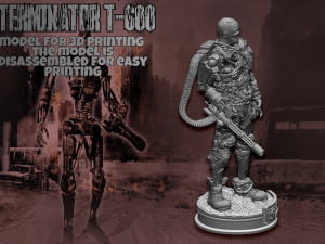 Terminator T-600 Replica V2 3D Принт Модель