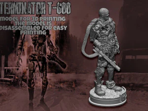 Terminator T-600 Replica V2 3D Print Model