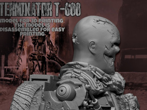 Terminator T-600 Replica V2 3D Принт Модель