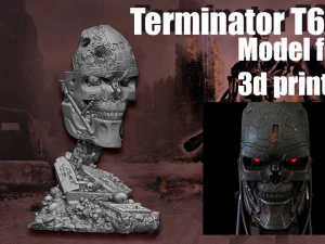 Terminator T-600- Replica 3D Print Model