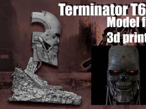 Terminator T-600- Replica 3D Print Model