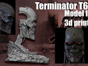 Terminator T-600- Replica 3D Print Model