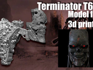 Terminator T-600- Replica 3D Print Model