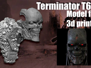 Terminator T-600- Replica 3D Print Model