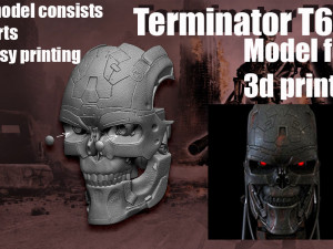 Terminator T-600- Replica 3D 打印模型