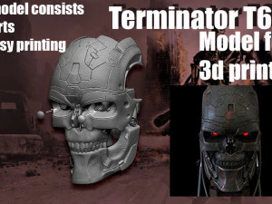 Terminator T-600- Replica 3D Print Model