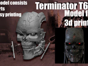 Terminator T-600- Replica 3D Print Model