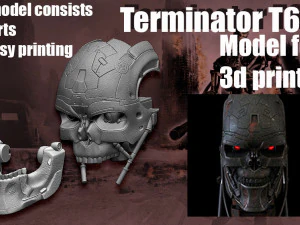 Terminator T-600- Replica 3D Print Model