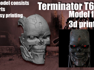 Terminator T-600- Replica 3D 打印模型