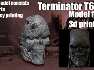 Terminator T-600- Replica 3D 打印模型