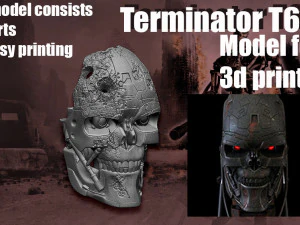 Terminator T-600- Replica 3D Print Model
