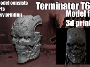 Terminator T-600- Replica 3D 打印模型