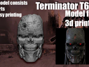 Terminator T-600- Replica 3D Print Model