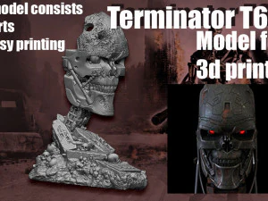 Terminator T-600- Replica 3D Print Model