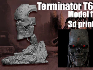 Terminator T-600- Replica 3D Print Model