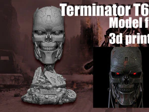 Terminator T-600- Replica 3D Print Model