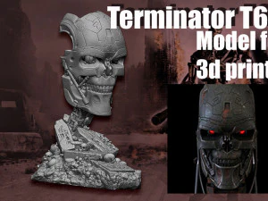 Terminator T-600- Replica 3D Print Model