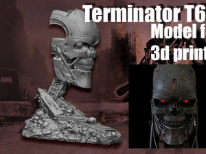 Terminator T-600- Replica 3D Print Model