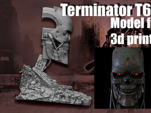 Terminator T-600- Replica 3D Print Model