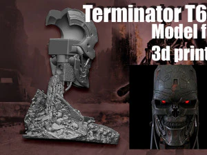 Terminator T-600- Replica 3D Print Model