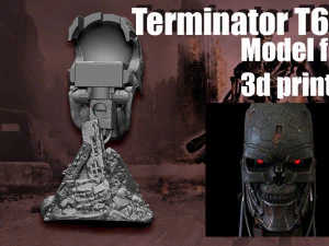 Terminator T-600- Replica 3D Print Model