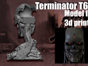 Terminator T-600- Replica 3D 打印模型