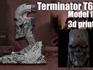 Terminator T-600- Replica 3D Print Model