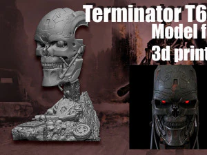 Terminator T-600- Replica 3D Print Model