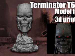 Terminator T-600- Replica 3D Print Model