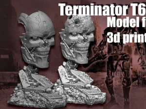 Terminator T-600- Replica 3D Print Model